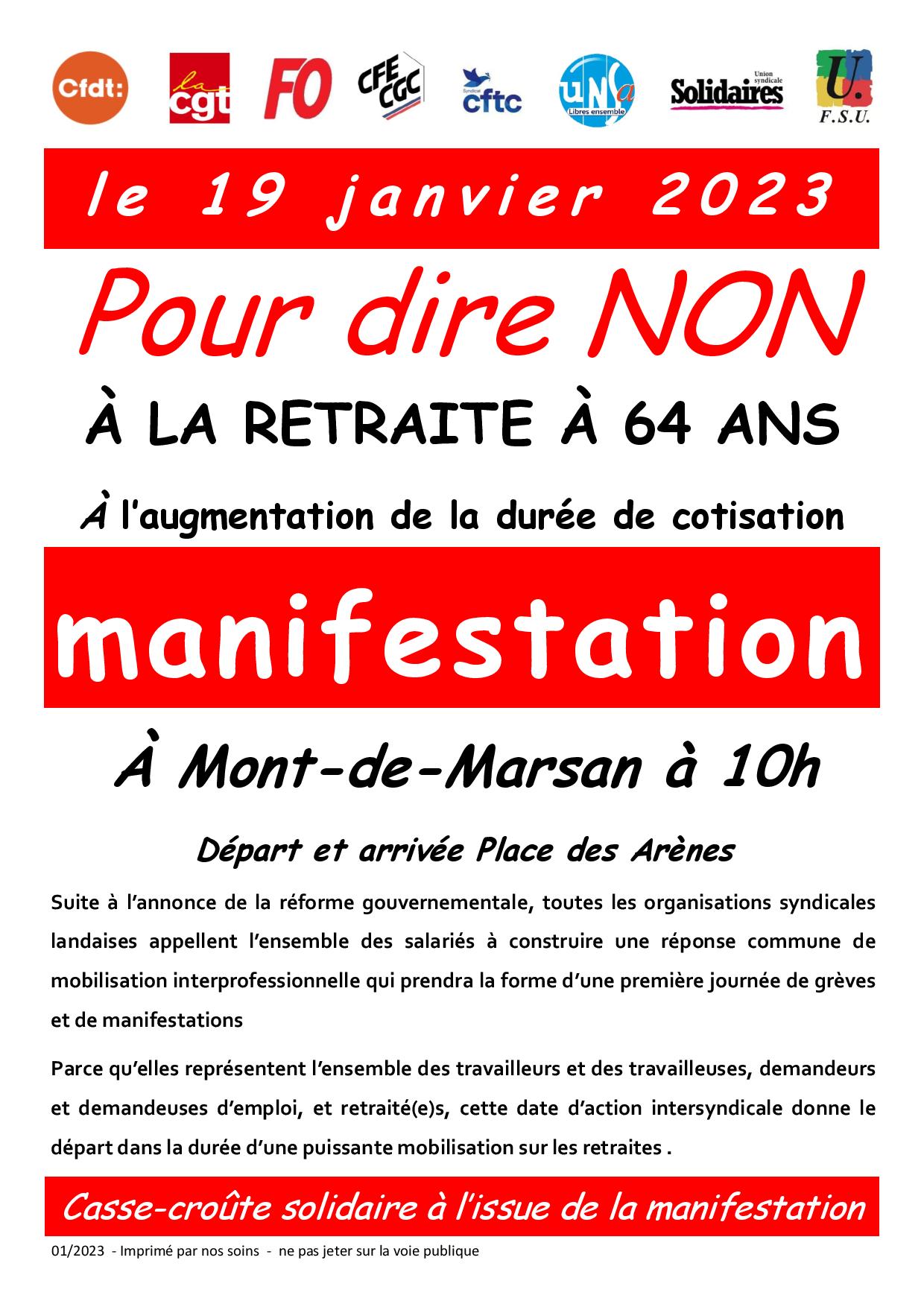 manifestation 19 janvier